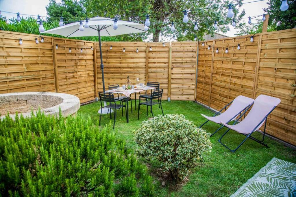 Charmant Studio/T2 Au Calme Avec Jardin Et Parking Фос-сюр-Мер Экстерьер фото